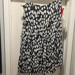 Sunny Leigh Black and White A-Line Skirt